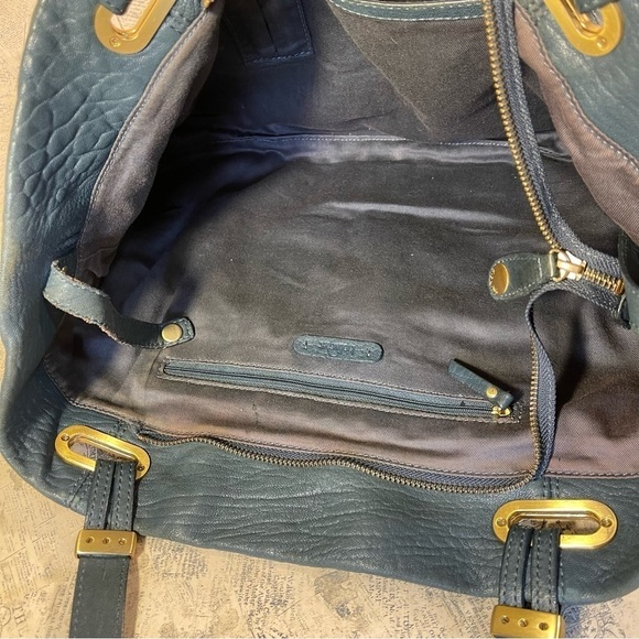 Kipling Jaelyn Large Green Leather Tote Bag - Picture 6 of 13